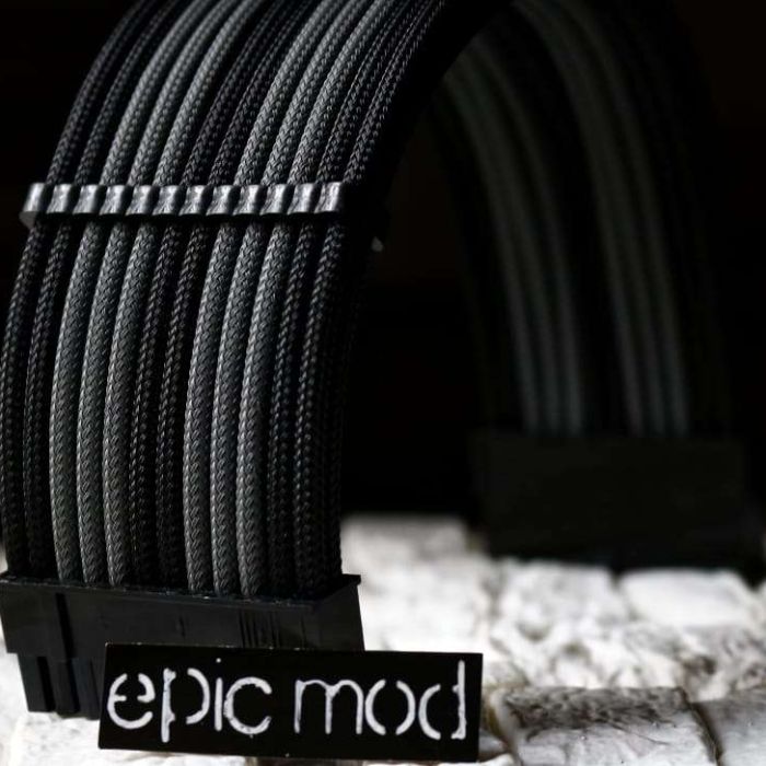 EPICMOD Premium Series – Shadow Fog – Sleeved Extension Cable Kit