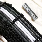 Black White Grey Sleeved Extension Cables PC