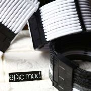 EPICMOD Premium Series – Atlantic White – Sleeved Extension Cable PC