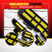 Black Yellow Sleeved Extension Cables