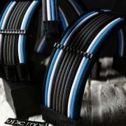 Black, Light blue, White, Grey Sleeved Extension Cables