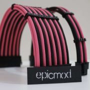 EPICMOD Premium Series – Pink Noir Elegance – Sleeved Extension Cable