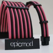 EPICMOD Premium Series – Pink Noir Elegance – Sleeved Extension Cable