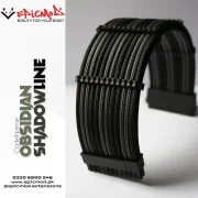 EPICMOD Premium Series – Obsidian Shadowline – Sleeved Extension PC Cable