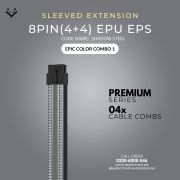 EPICMOD Premium Series – Obsidian Shadowline – Sleeved Extension PC Cable