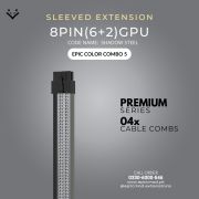 EPICMOD Premium Series – Obsidian Shadowline – Sleeved Extension PC Cable