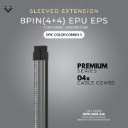 EPICMOD Premium Series – Obsidian Shadowline – Sleeved Extension PC Cable