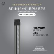 EPICMOD Premium Series – Obsidian Shadowline – Sleeved Extension PC Cable