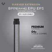 EPICMOD Premium Series – Obsidian Shadowline – Sleeved Extension PC Cable